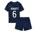 Cheap Paris Saint-Germain Marco Verratti #6 Home Football Kit Children 2022-23 Short Sleeve (+ pants)